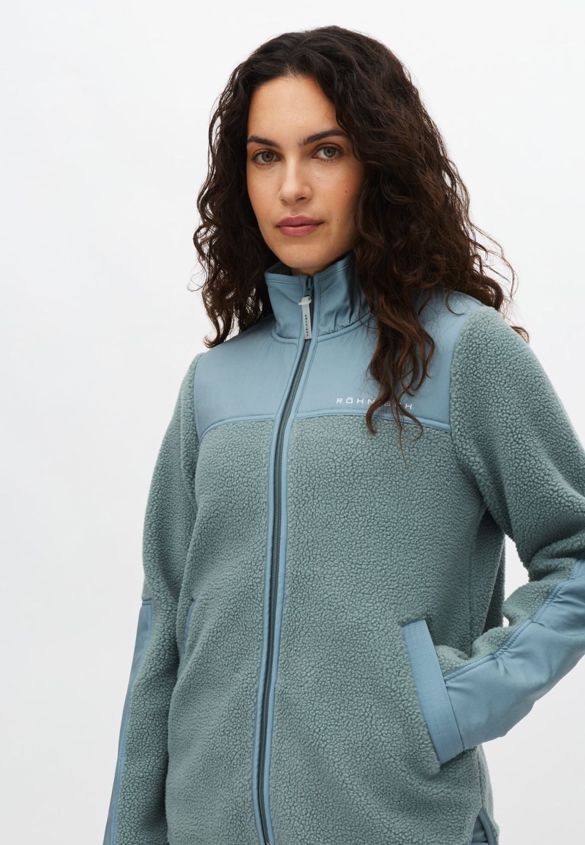 Phoebe Pile Jacket, Stormy Sea