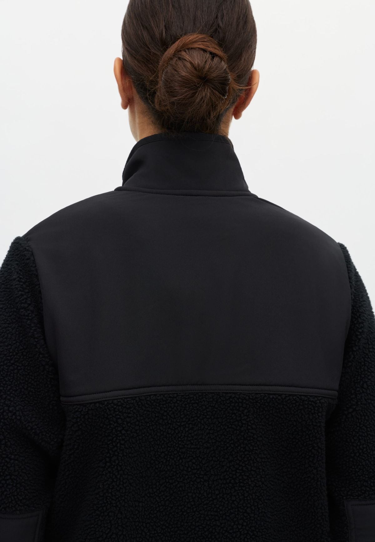 Phoebe Pile Jacket, Black