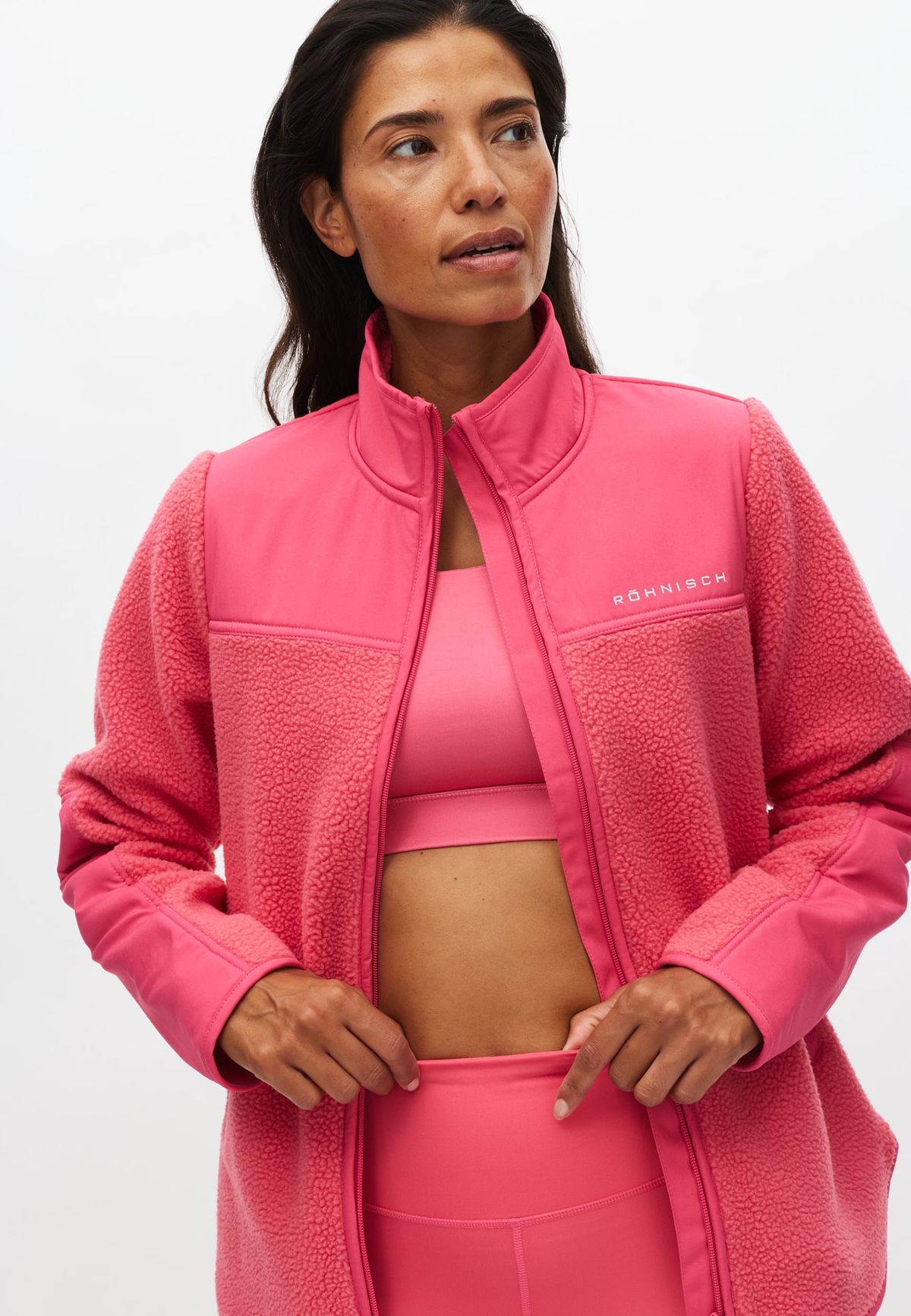 Phoebe Pile Jacket, Fruit Dove