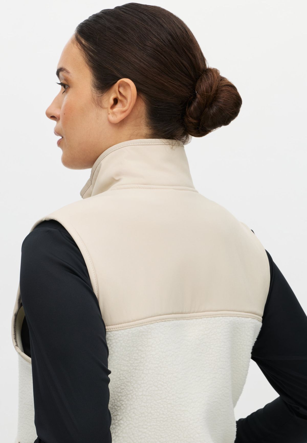 Phoebe Vest, Peyote Beige