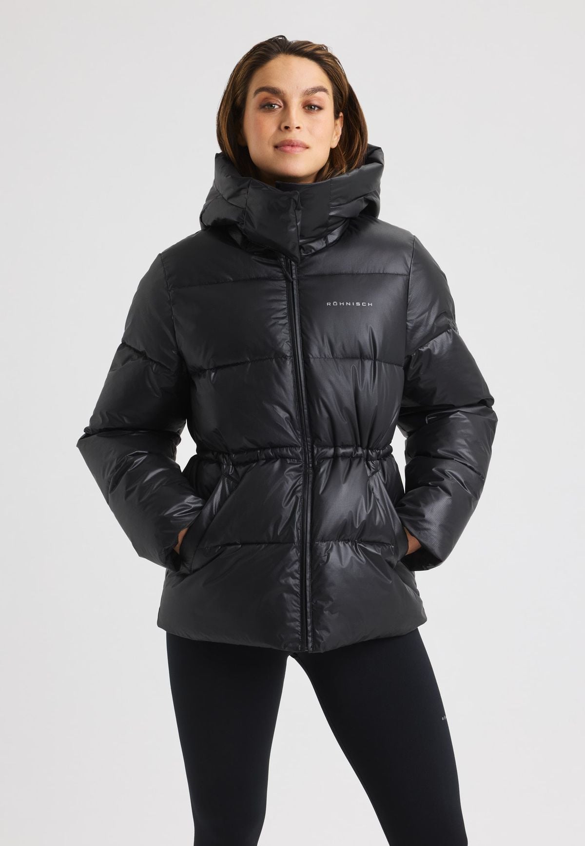 Saf Short Parka, Black