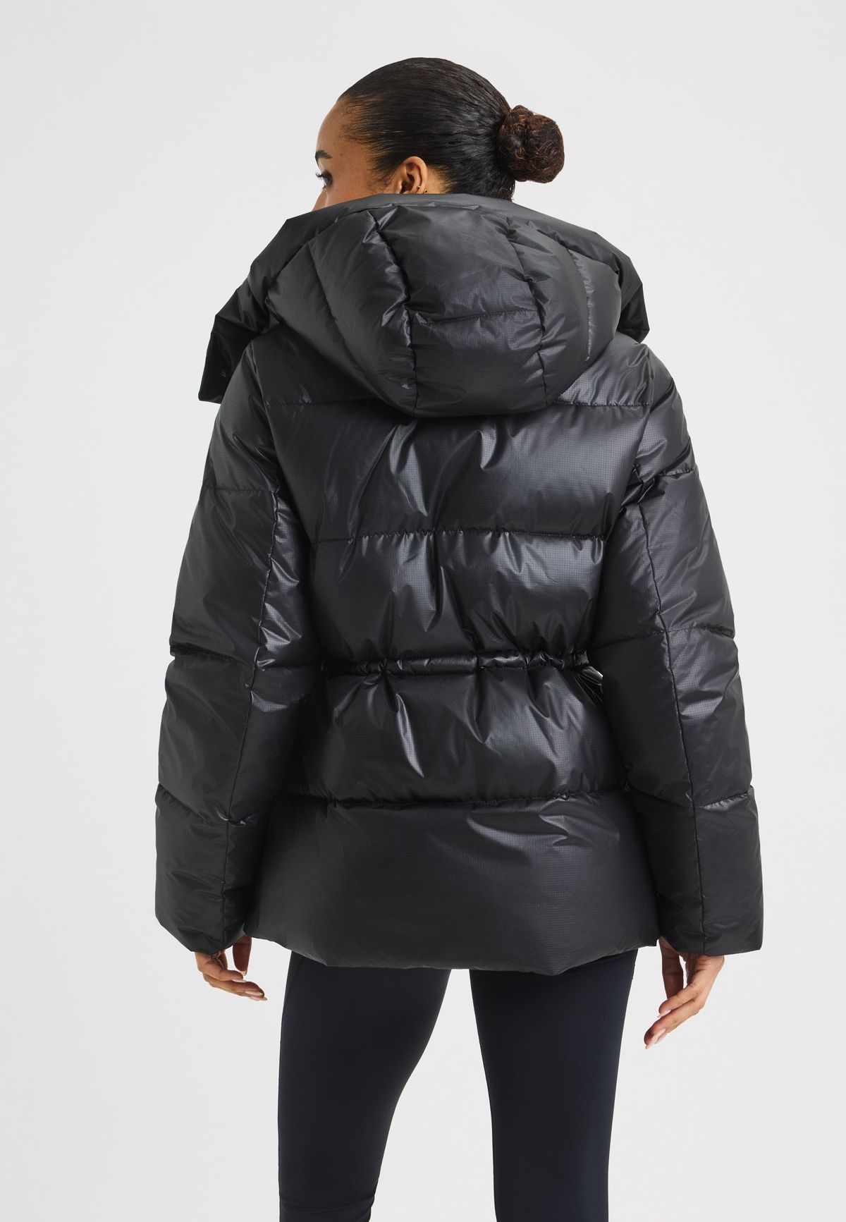 Saf Short Parka, Black