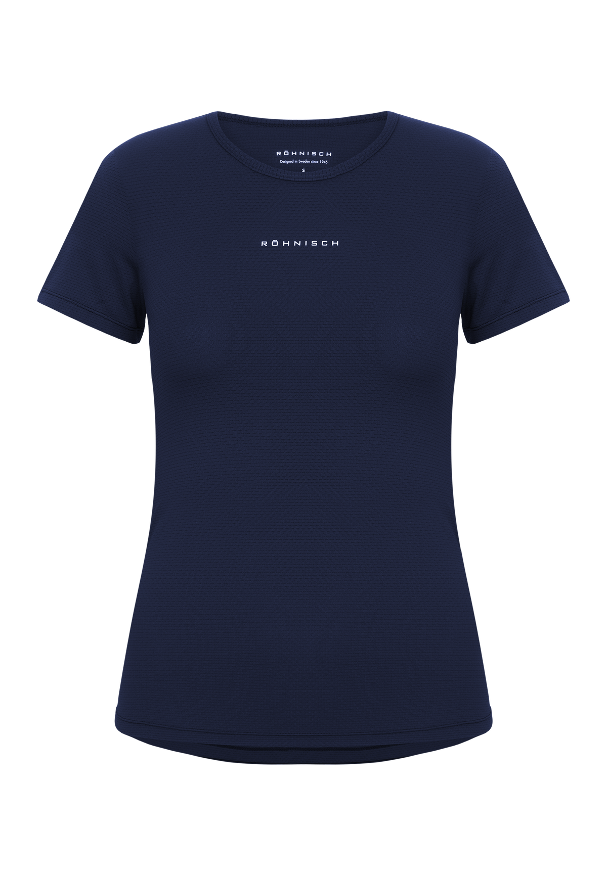Jacquard Short Sleeve Top, Indigo