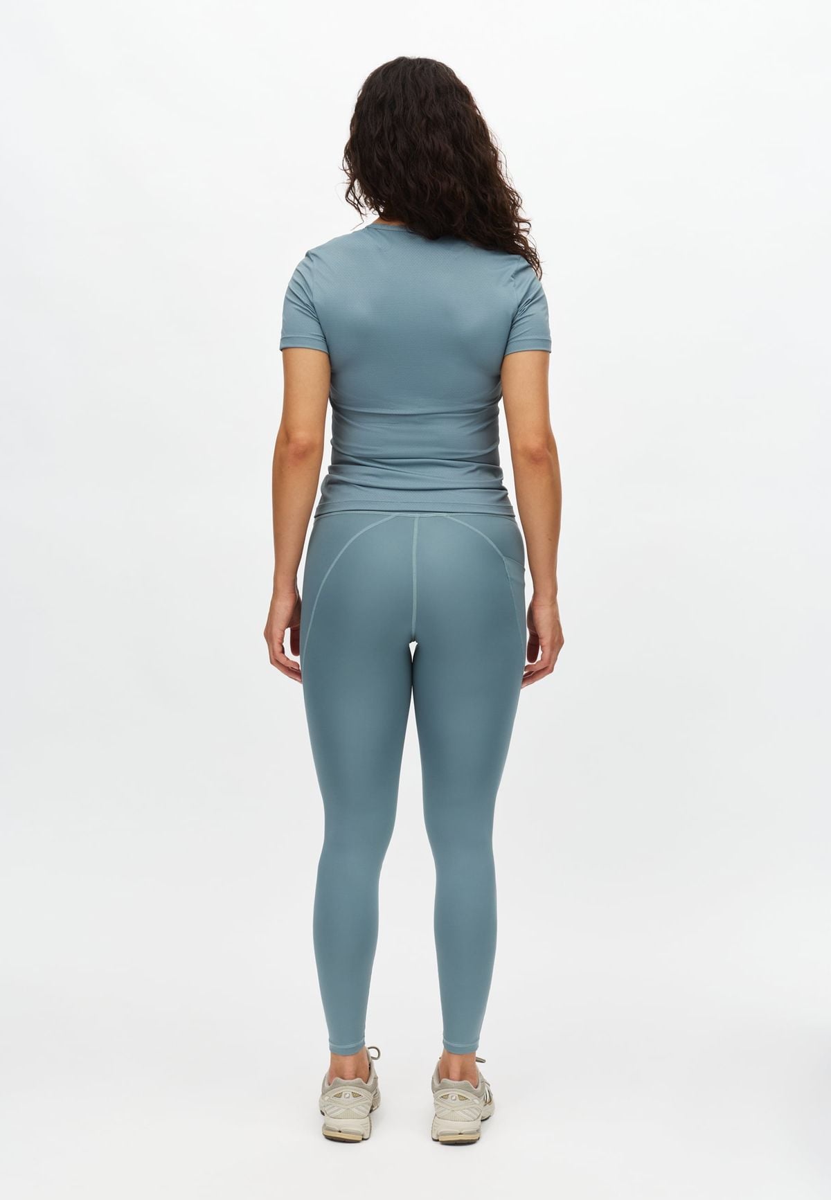Jacquard Short Sleeve Top, Stormy Sea