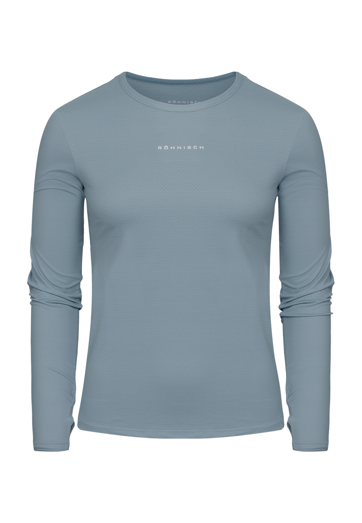 Jacquard Long Sleeve Top, Stormy Sea