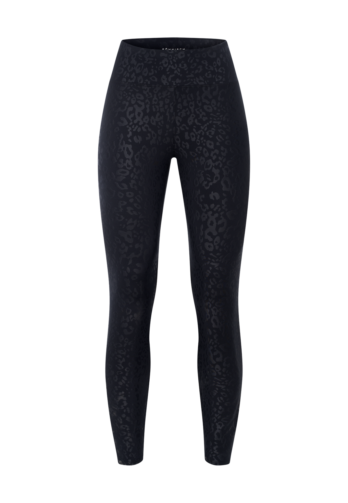 Leo Emboss High Waist Tights, Leo Emboss Black