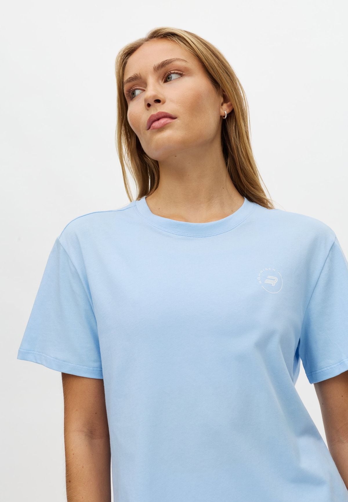Rohnisch Cotton Tee, Chambray Blue