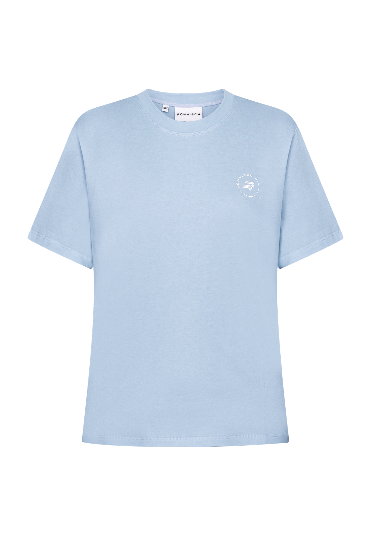 Rohnisch Cotton Tee, Chambray Blue