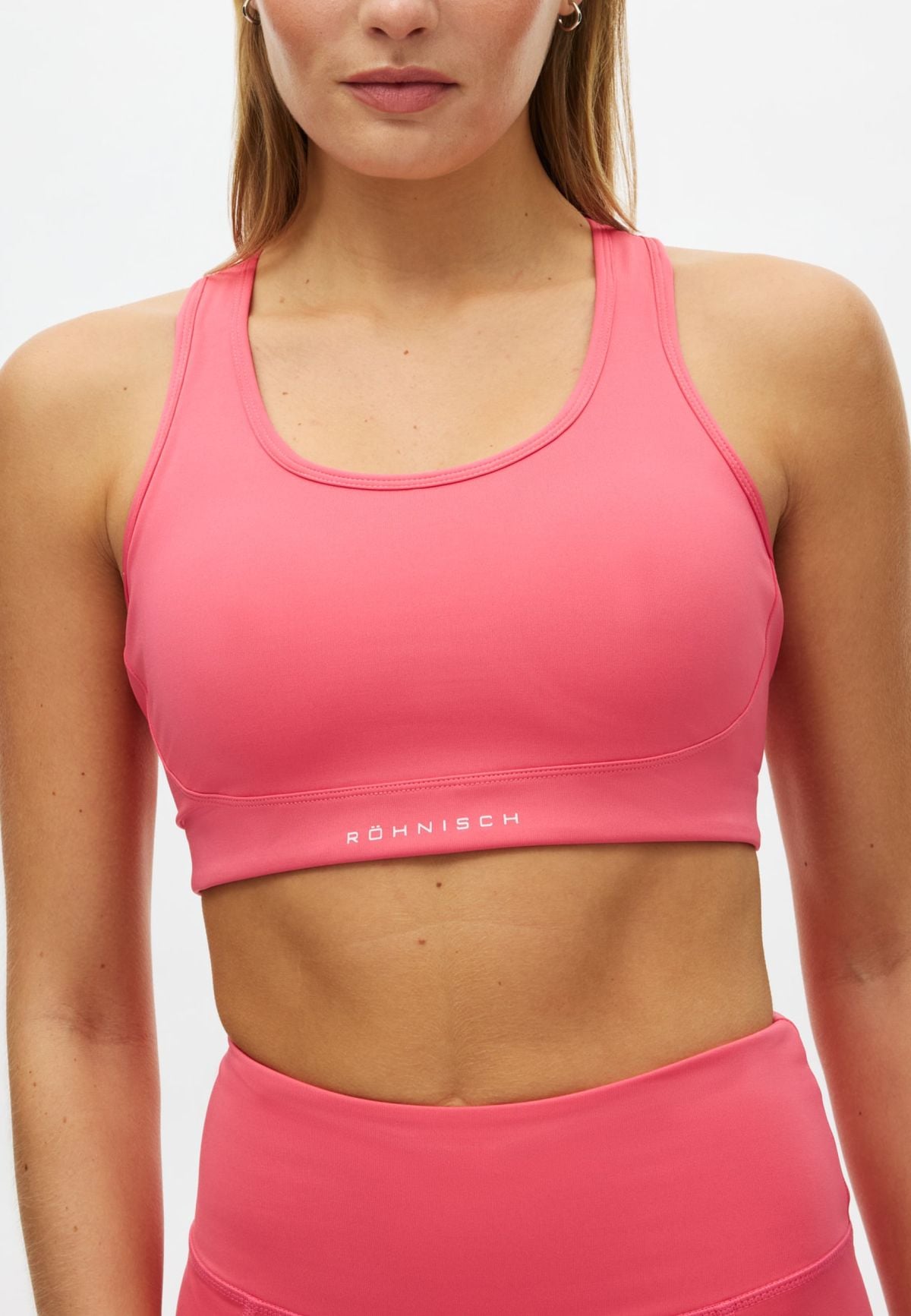 Flattering Mesh Sportsbra, Fruit Dove
