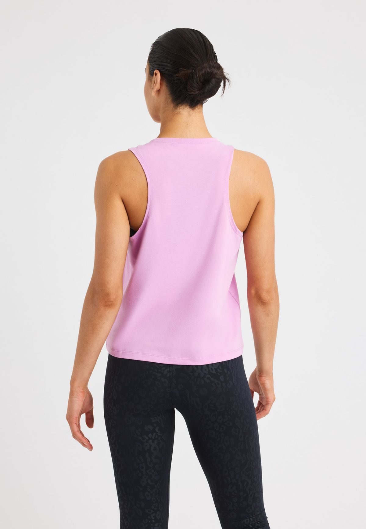 Clara Cropped Tank, Smoky Grape