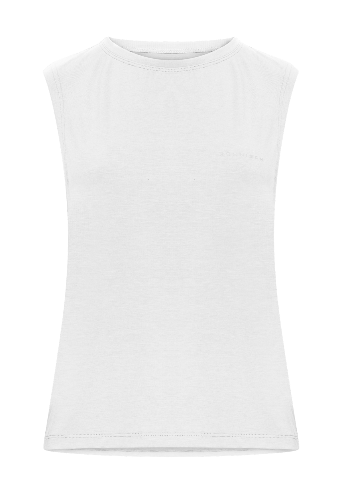 Clara Cropped Tank, White
