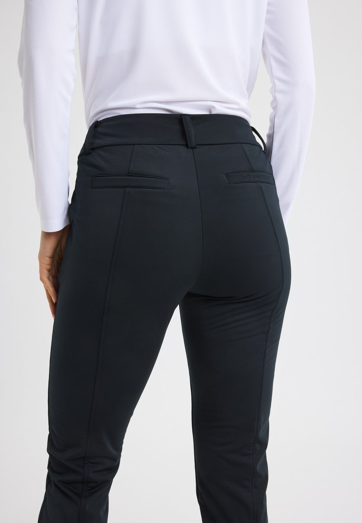 Thermal Stretch Pull on Pants, Black