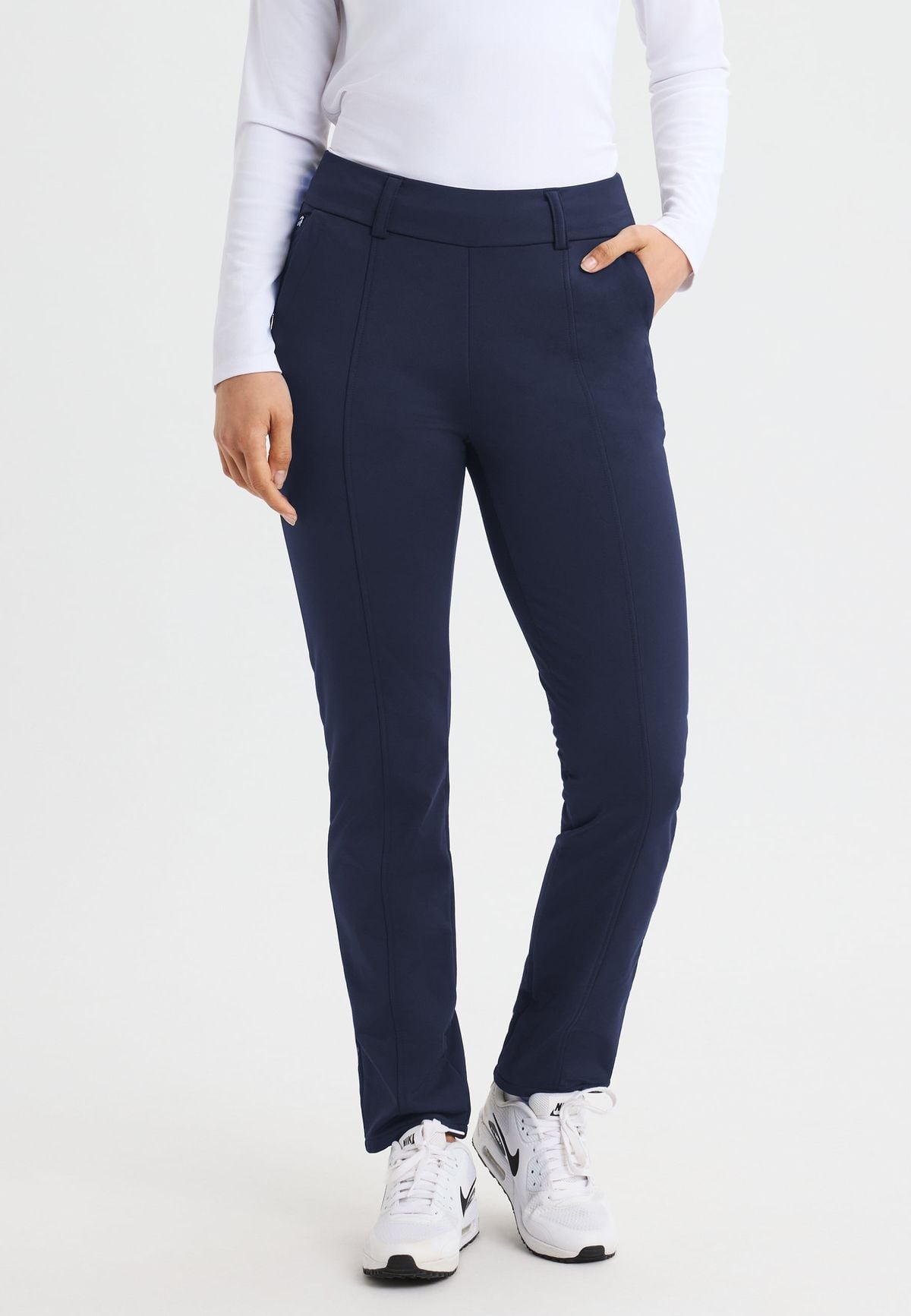 Thermal Stretch Pull on Pants, Navy