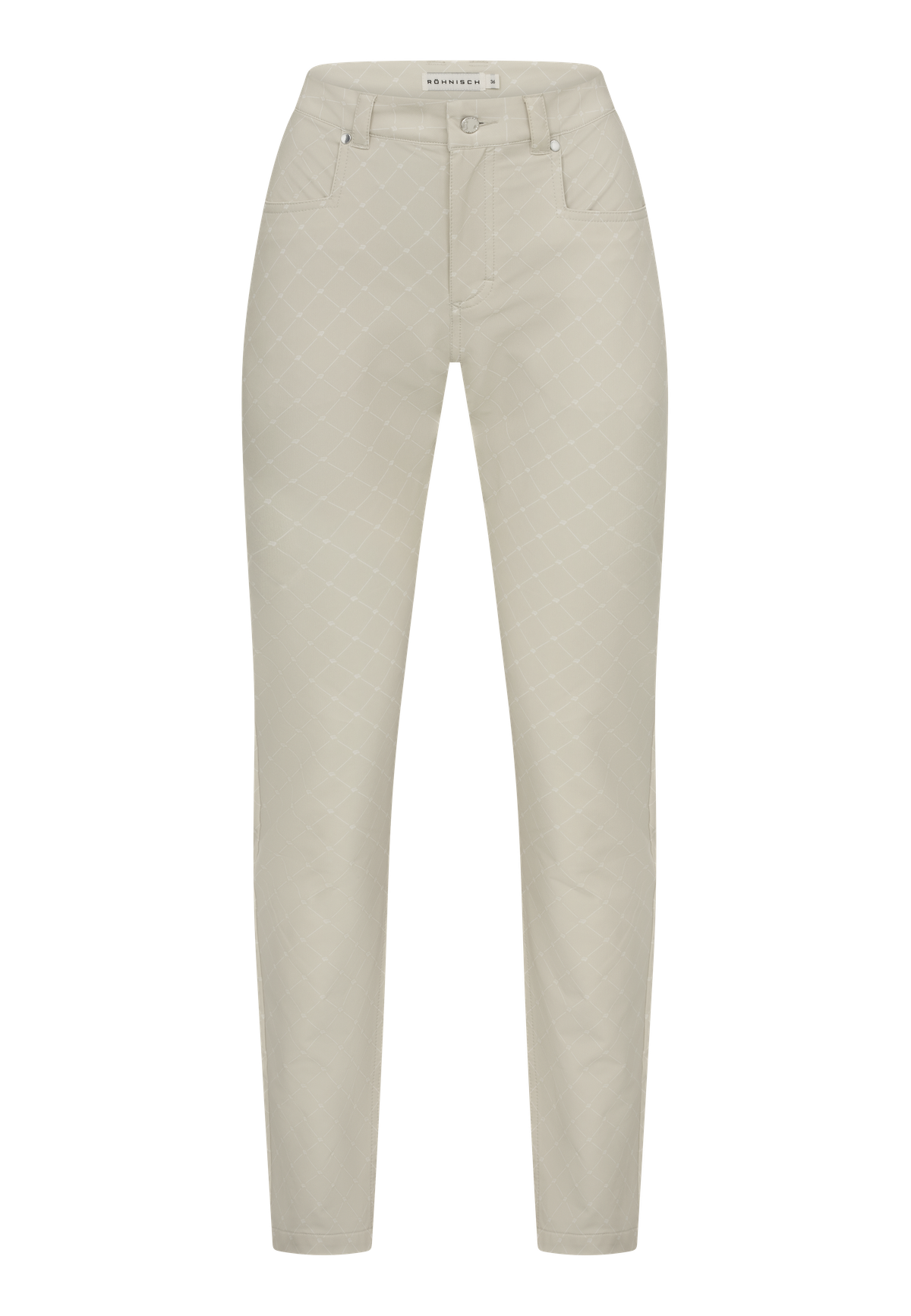 Chie Brushed Pant 32, Micro R Check Oat
