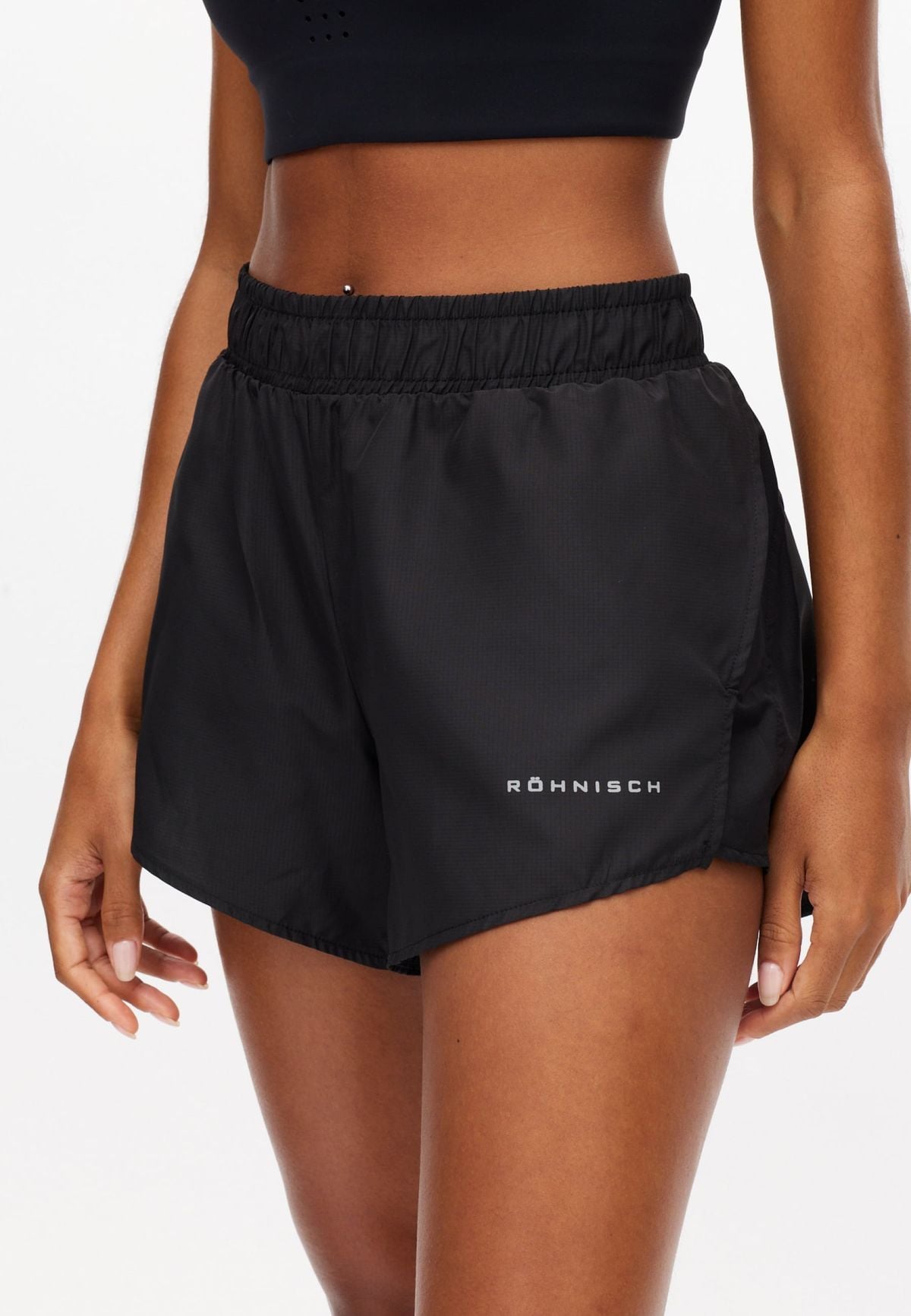 Wind Shield Run Shorts, Black