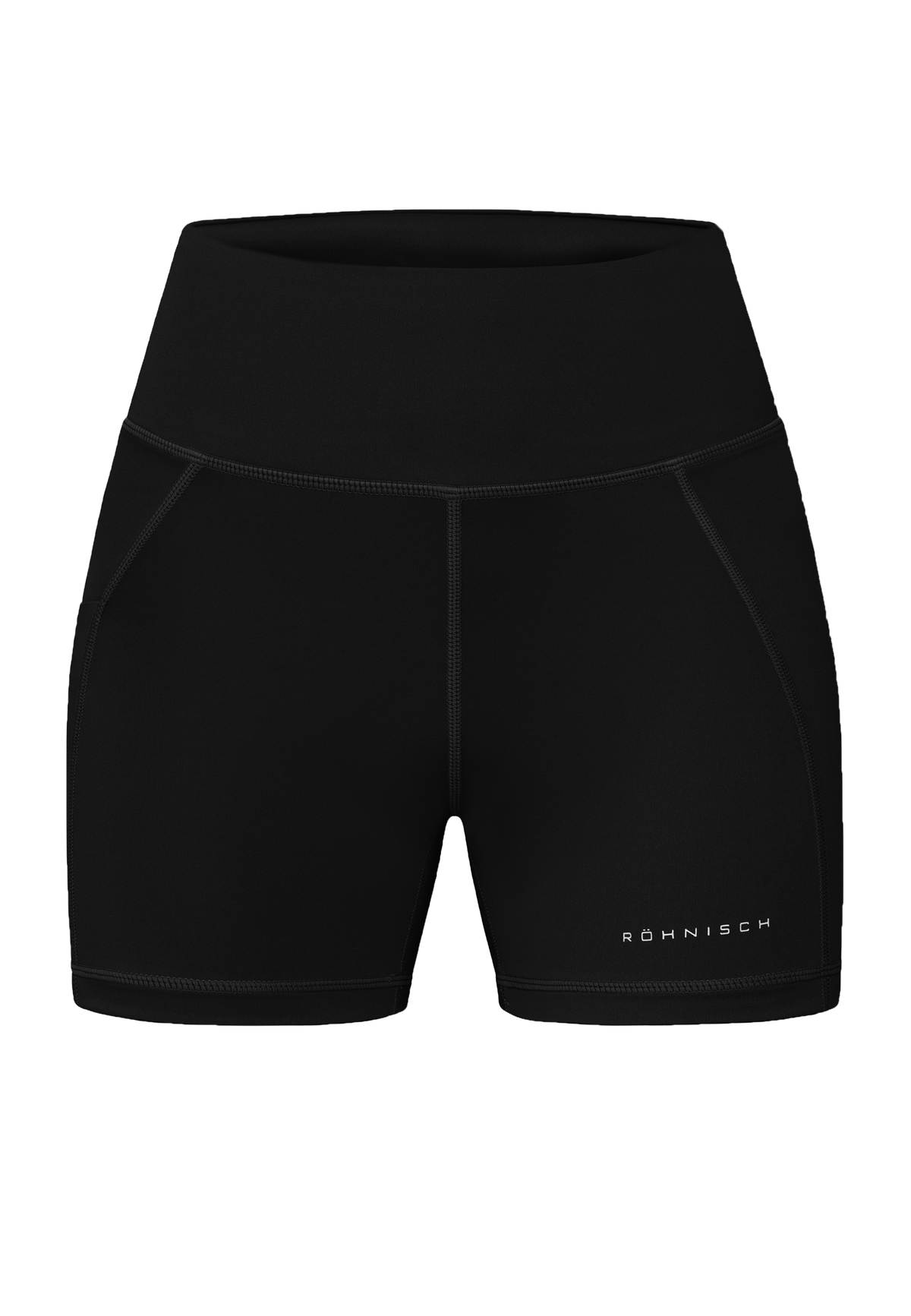 Flattering Reg Waist Hotpants, Black