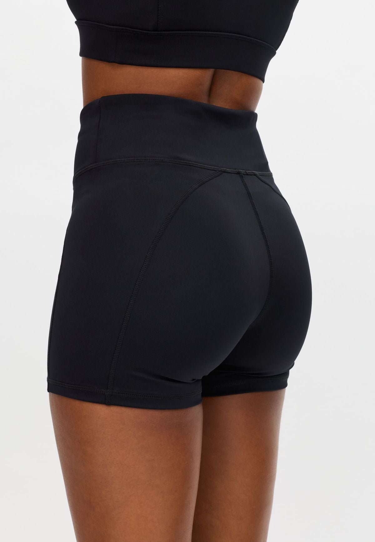 Flattering Reg Waist Hotpants, Black