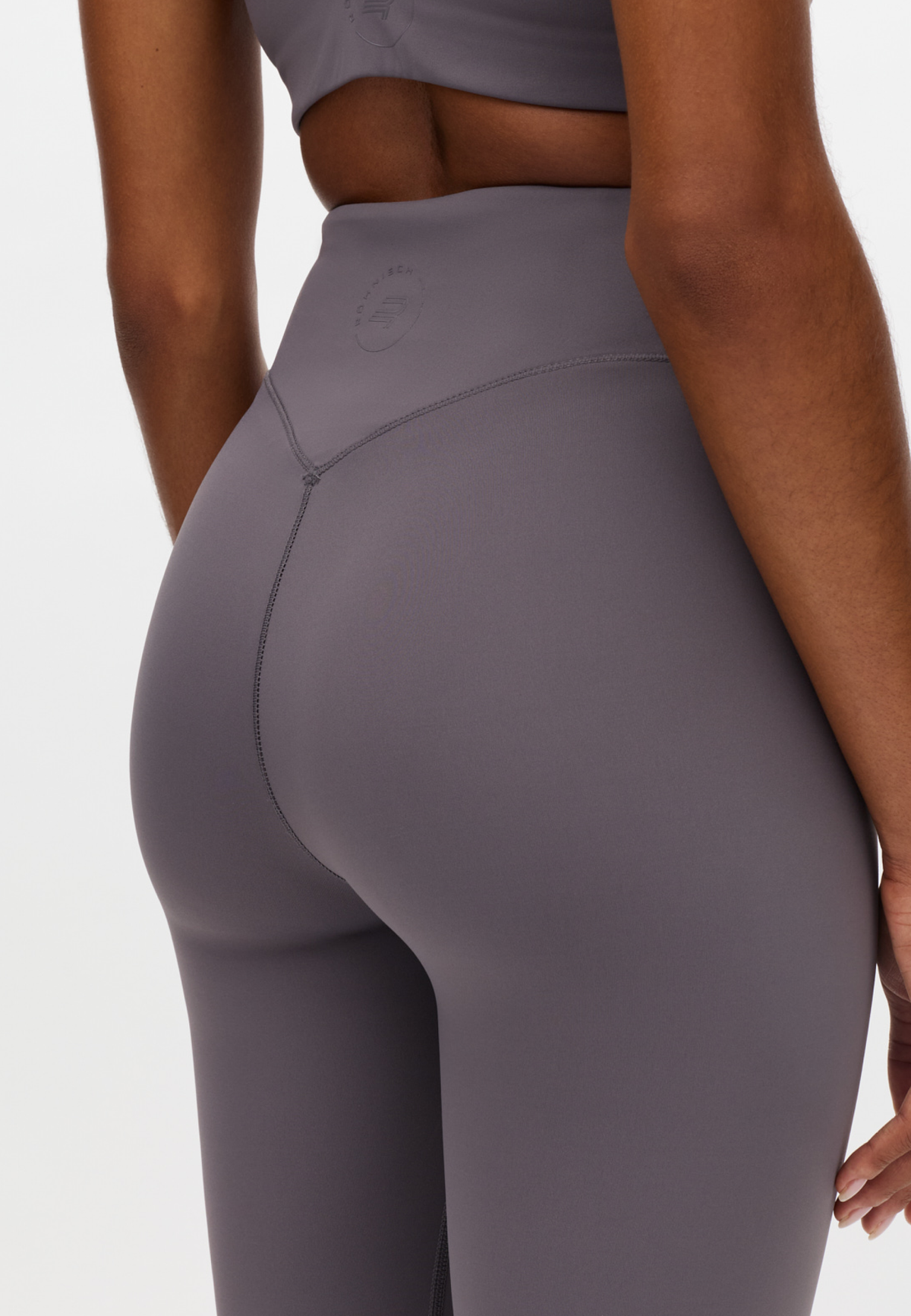 Legacy High Waist Capri Tights, Smoky Lavender
