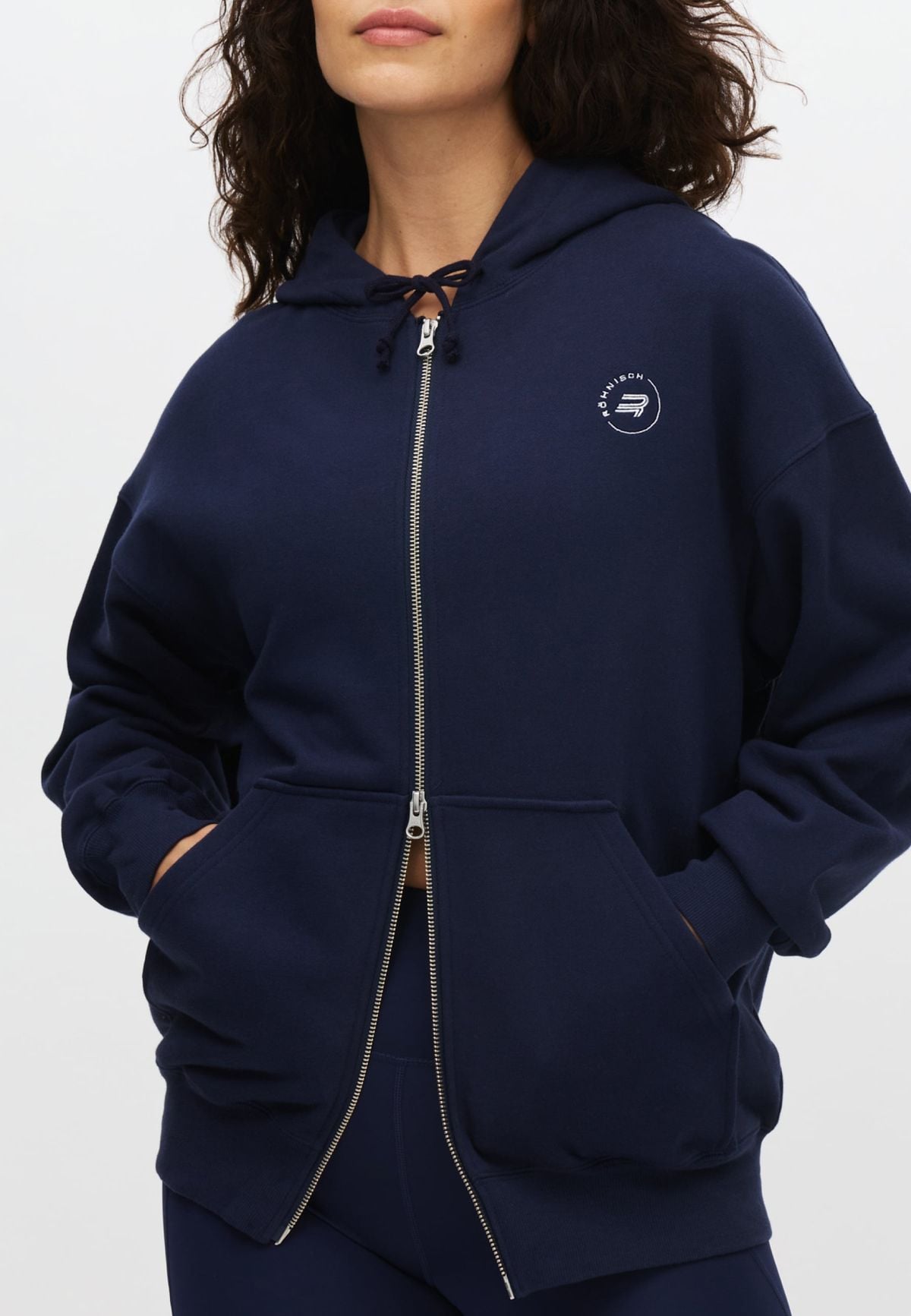 Champ Zip Hoodie, Indigo