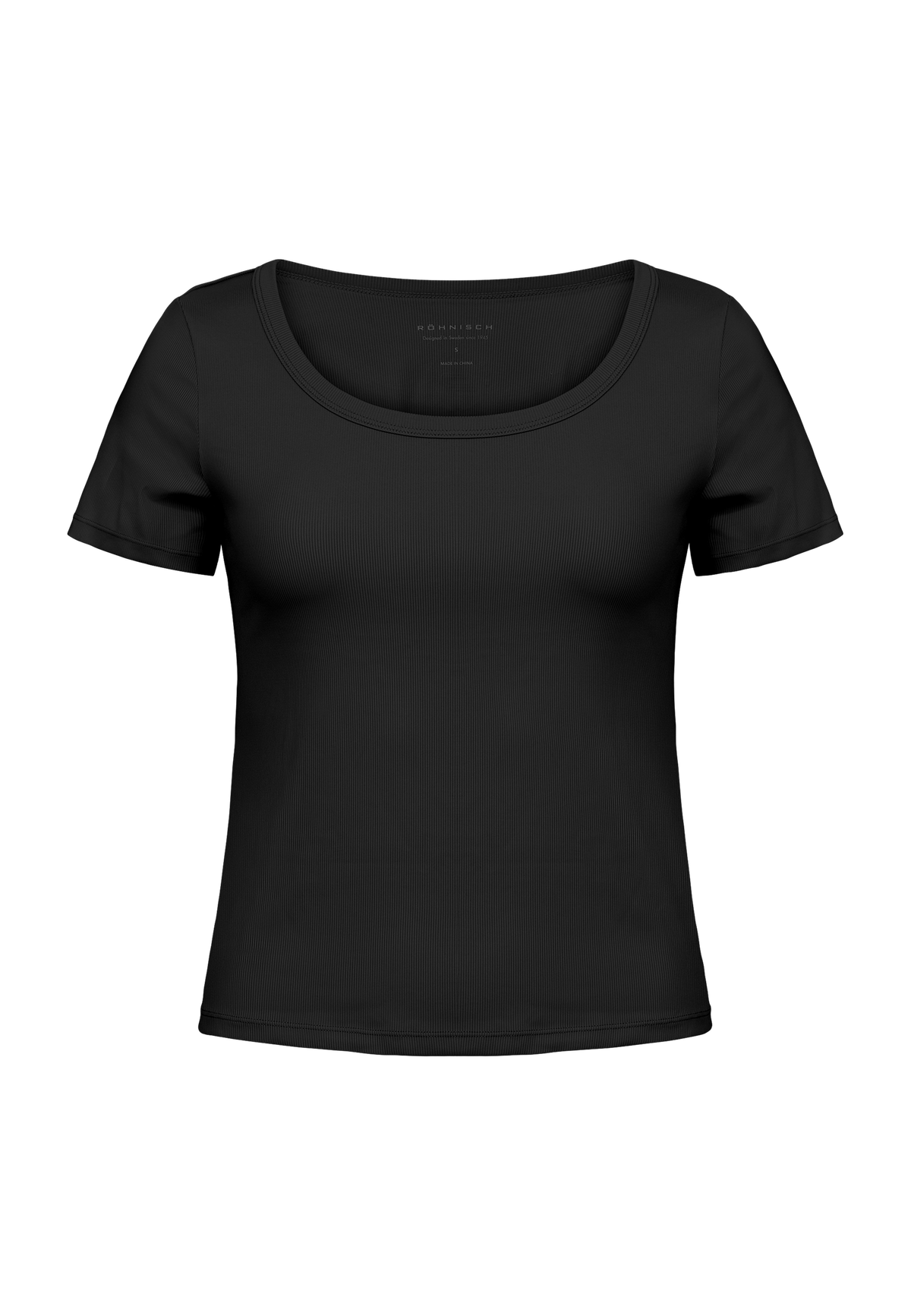 Rib Drymotion Tee, Black
