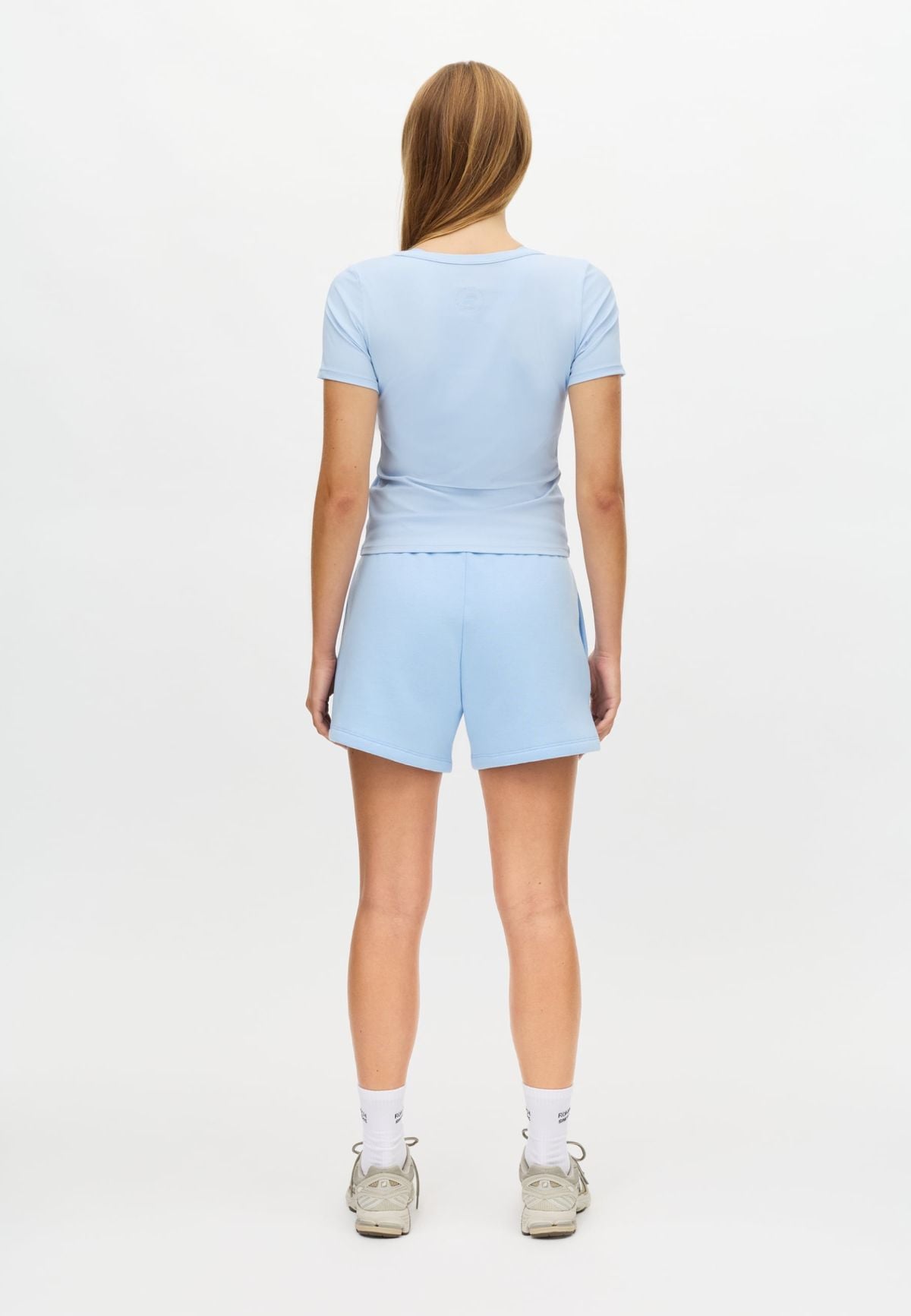 Rib Drymotion Tee, Chambray Blue