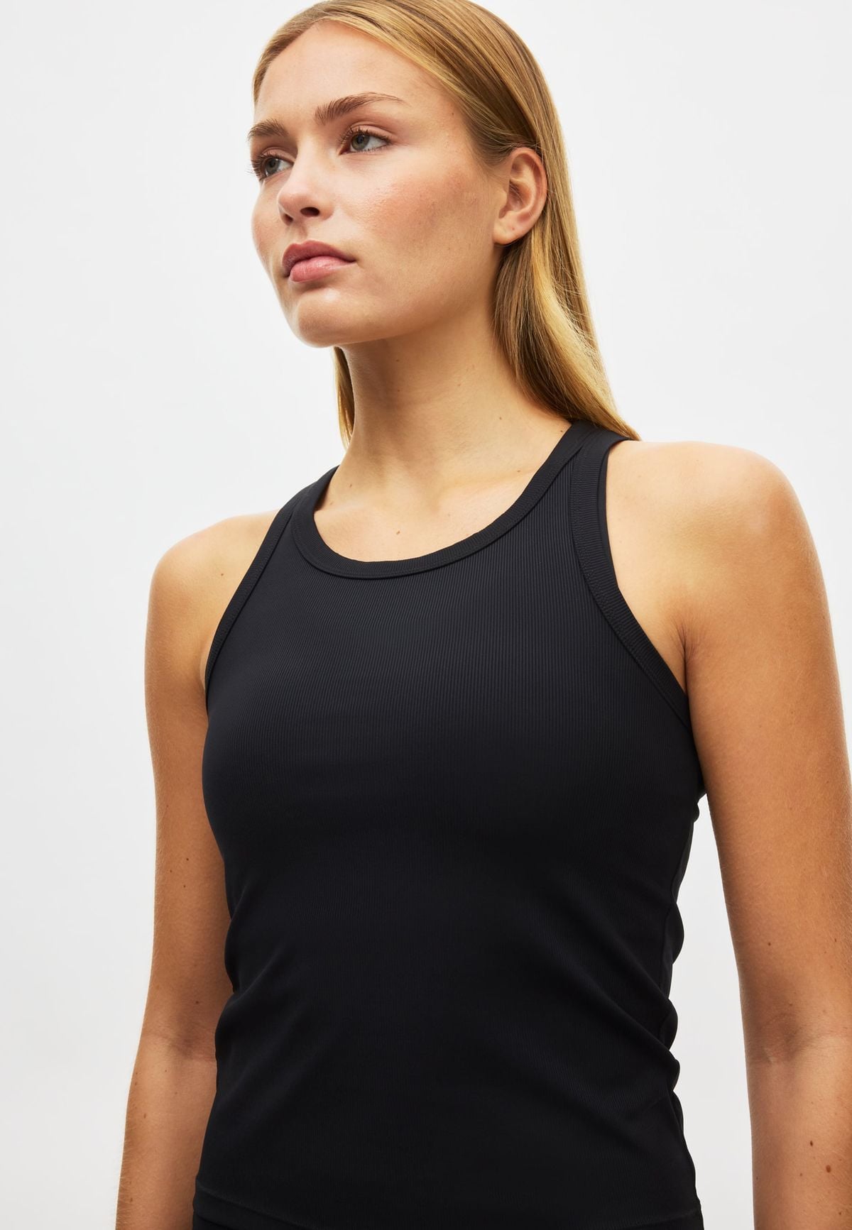 Rib Drymotion Singlet, Black