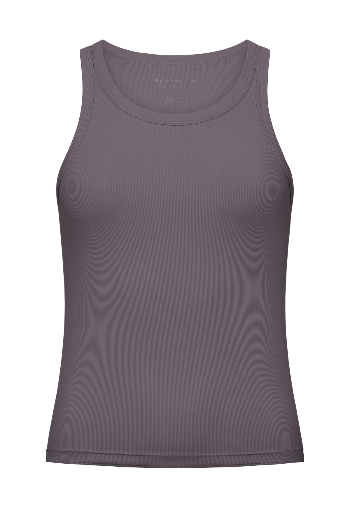 Rib Drymotion Singlet, Smoky Lavender