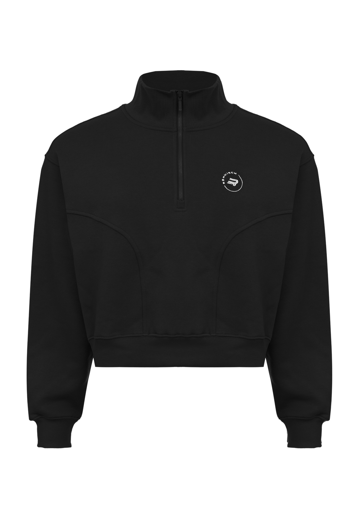 Base Sweat Half Zip, Black