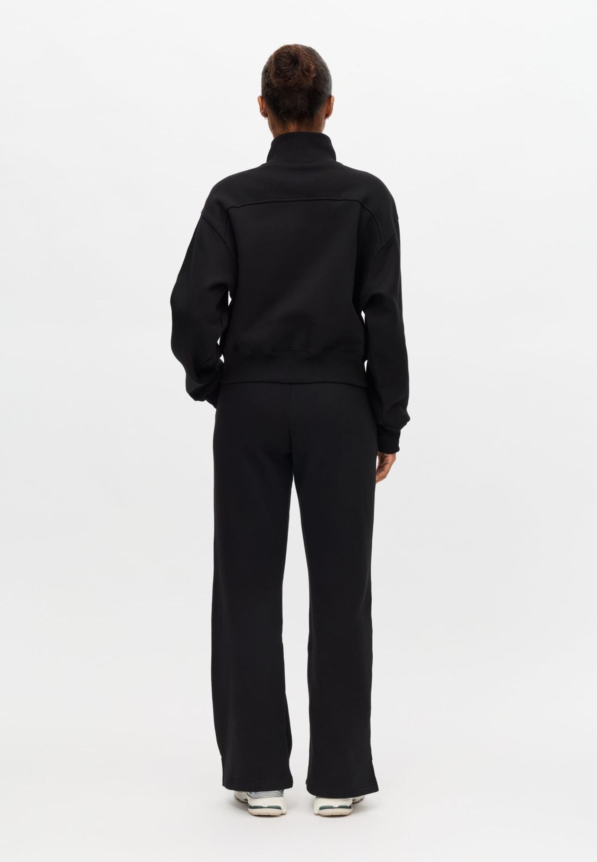 Base Sweat Half Zip, Black