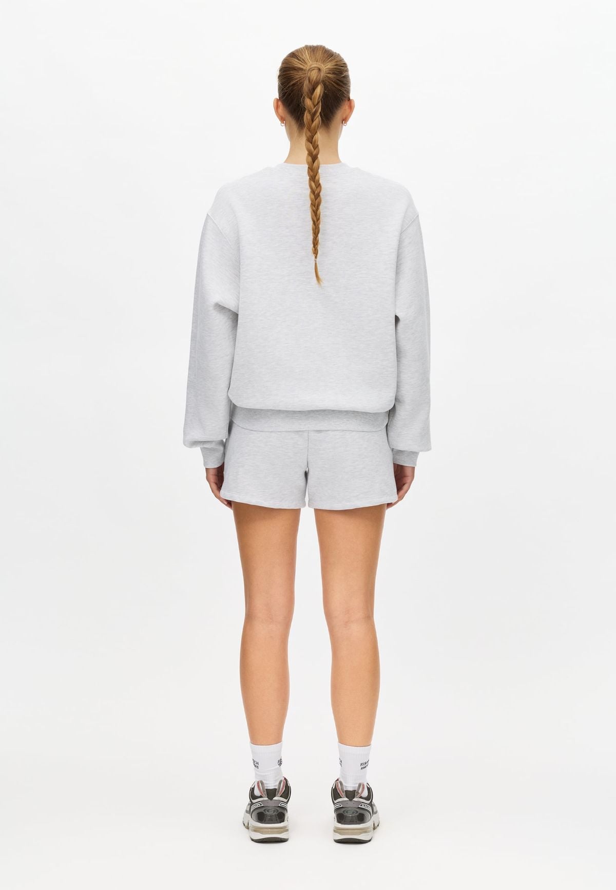 Base Sweatshirt, Light Grey Melange