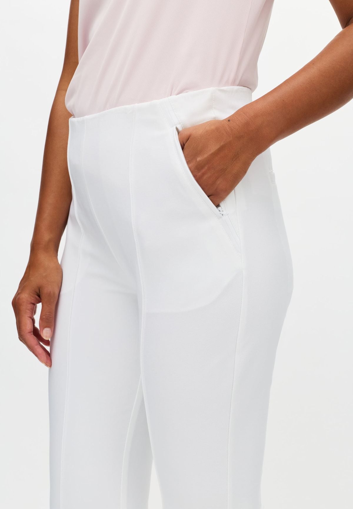 Clubhouse Highwater Slacks, White