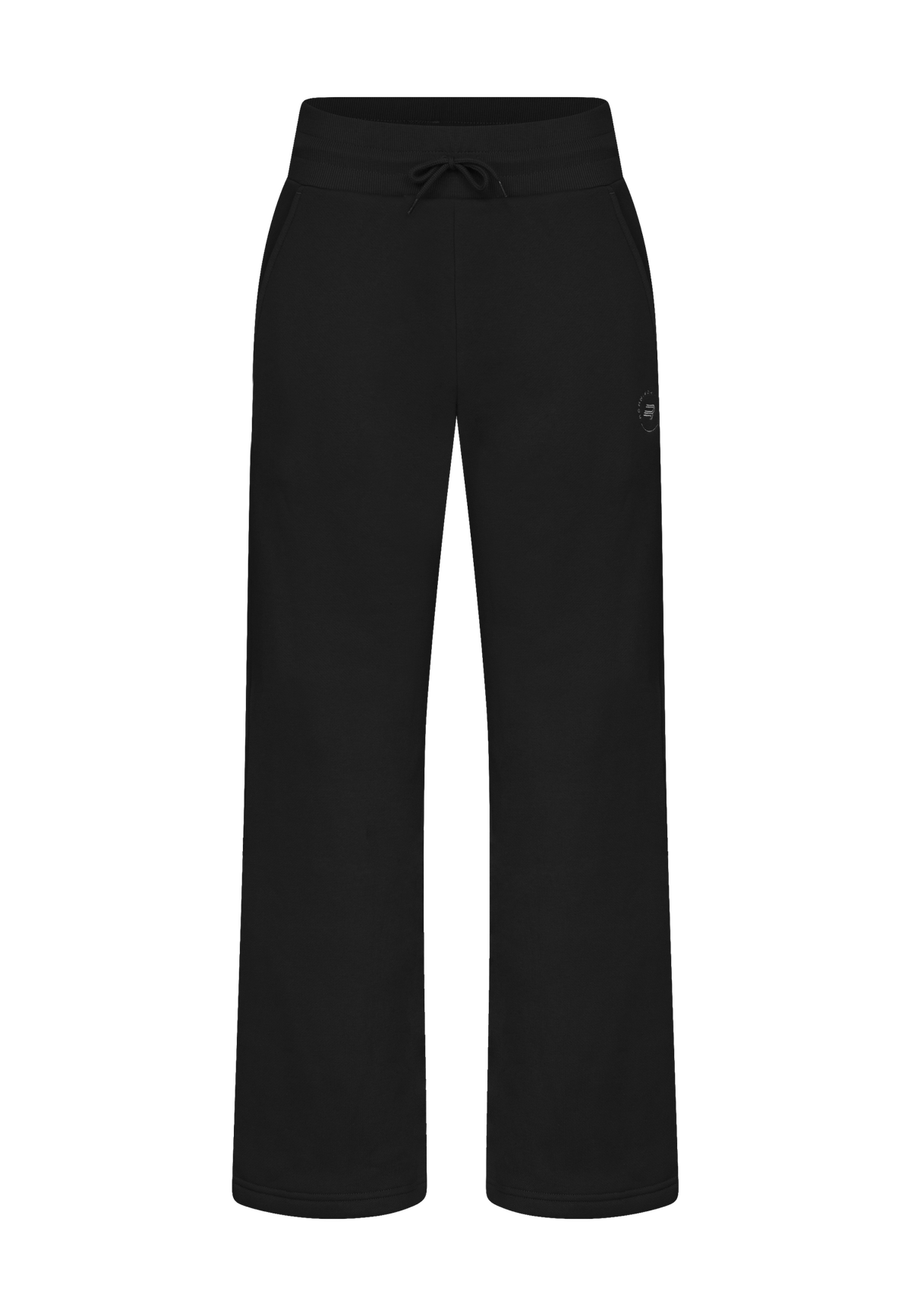 Base Sweat Wide Pants, Black