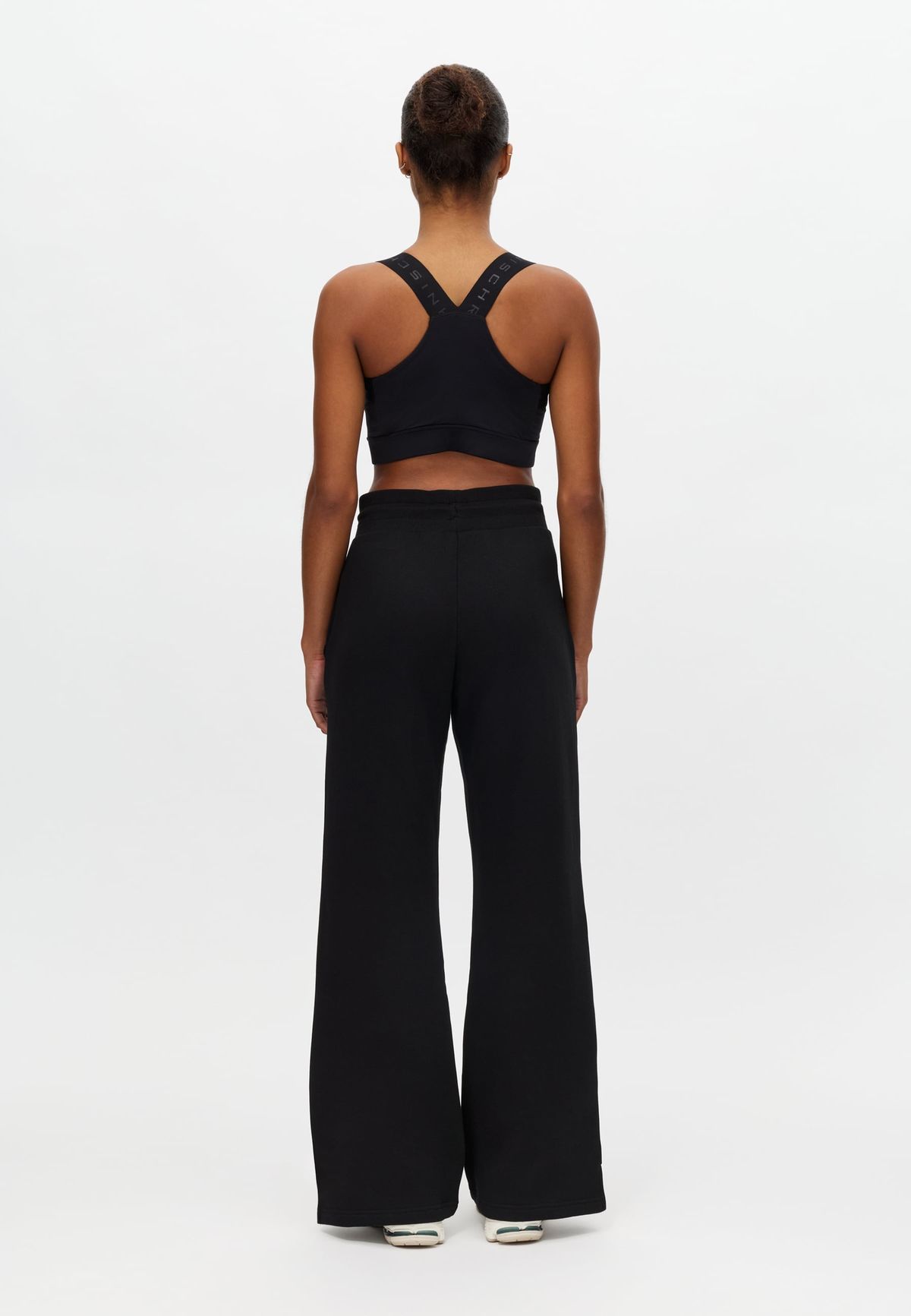 Base Sweat Wide Pants, Black