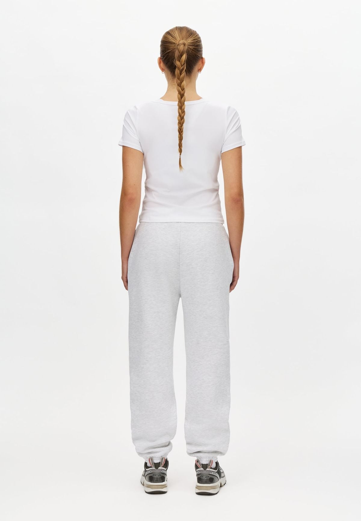 Base Sweatpants, Light Grey Melange
