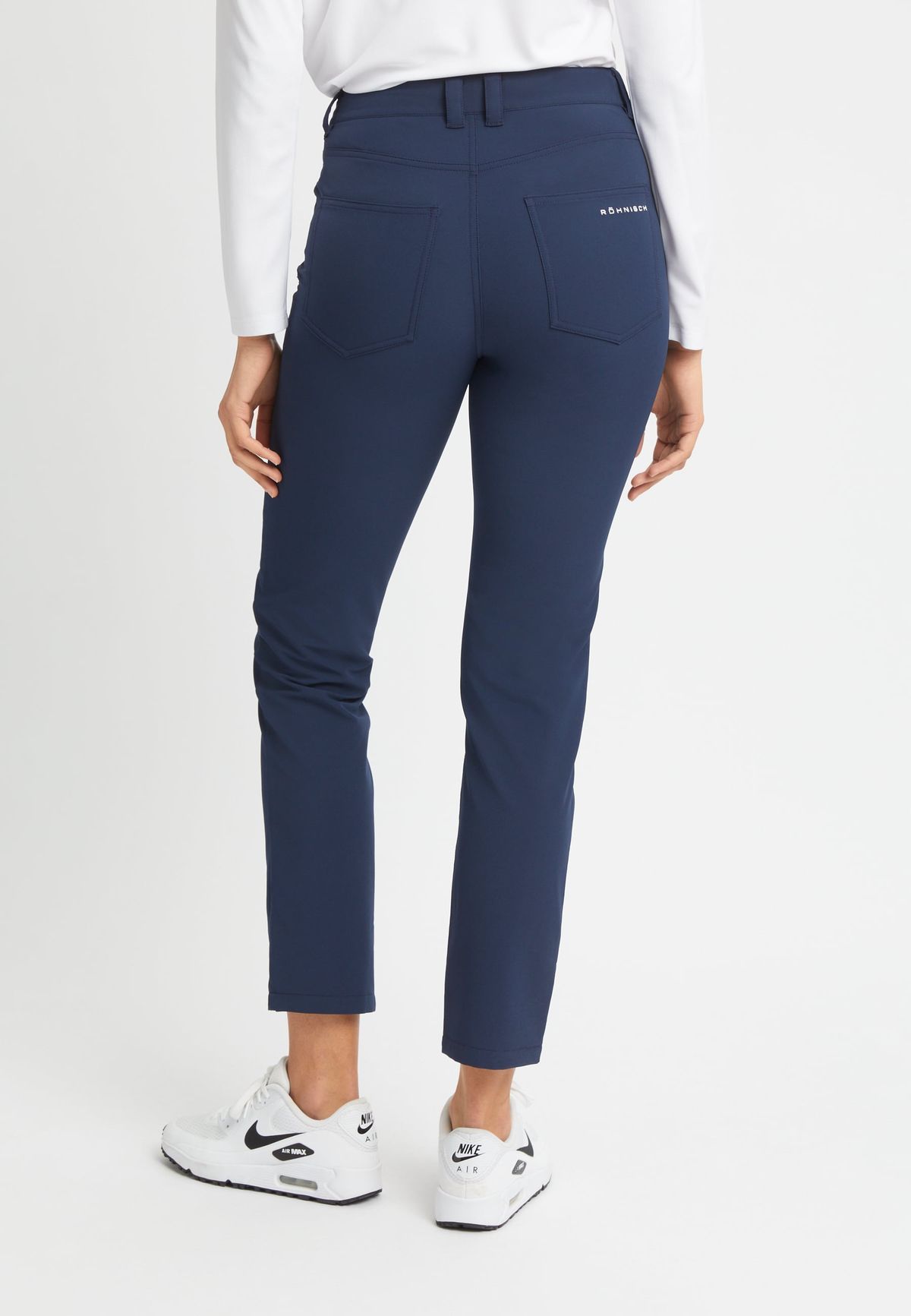 Chie Brushed Pant 30, Navy