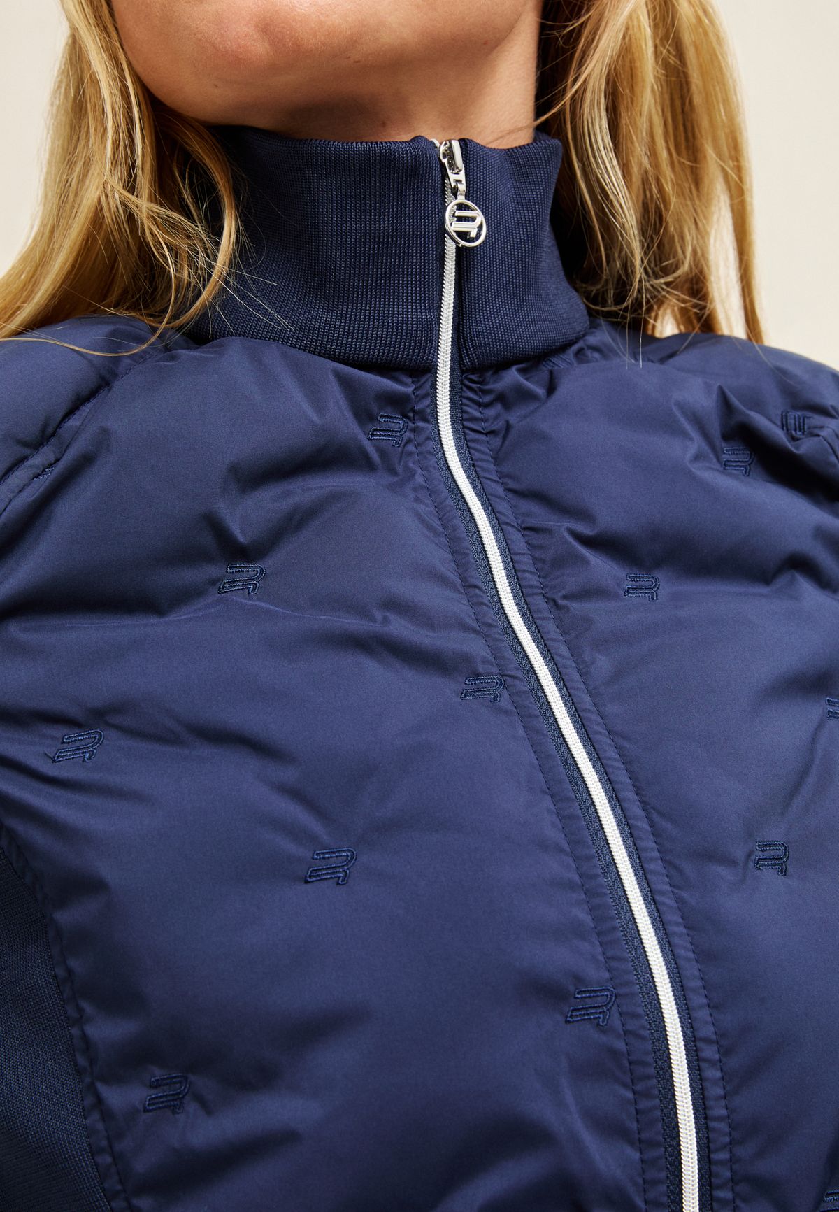 Padded Windbreaker Jacket, Navy