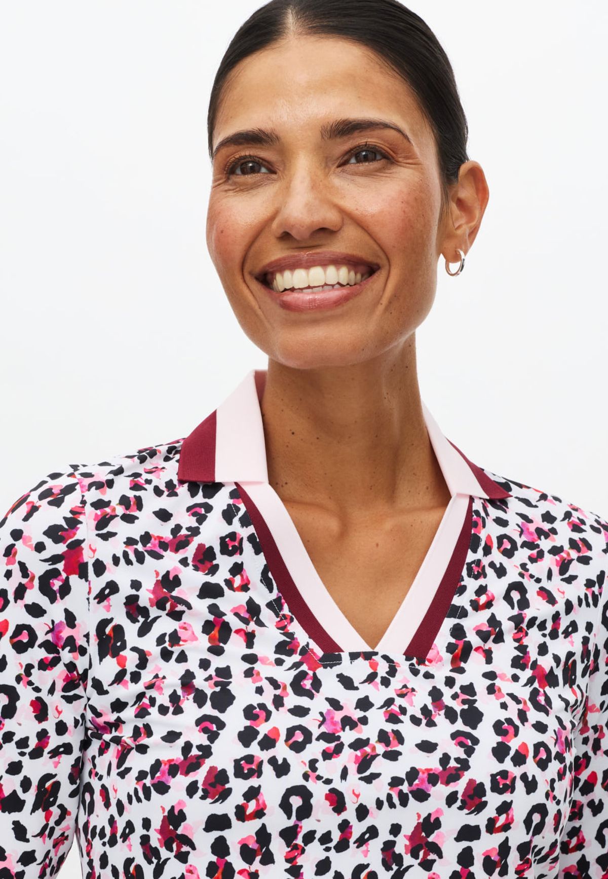 Essential Poloshirt, Leo Pink/Beet