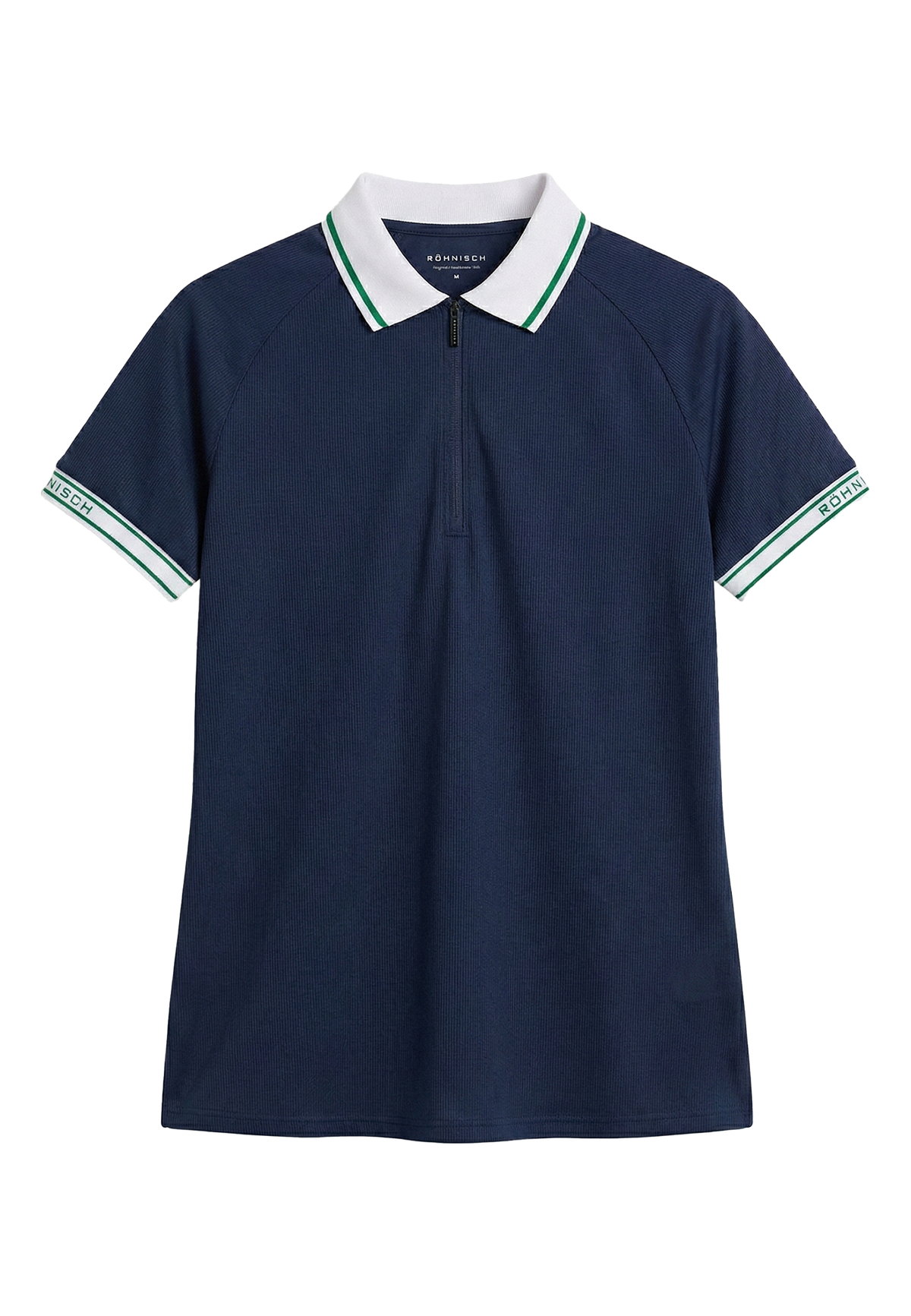 Rib Poloshirt, Navy