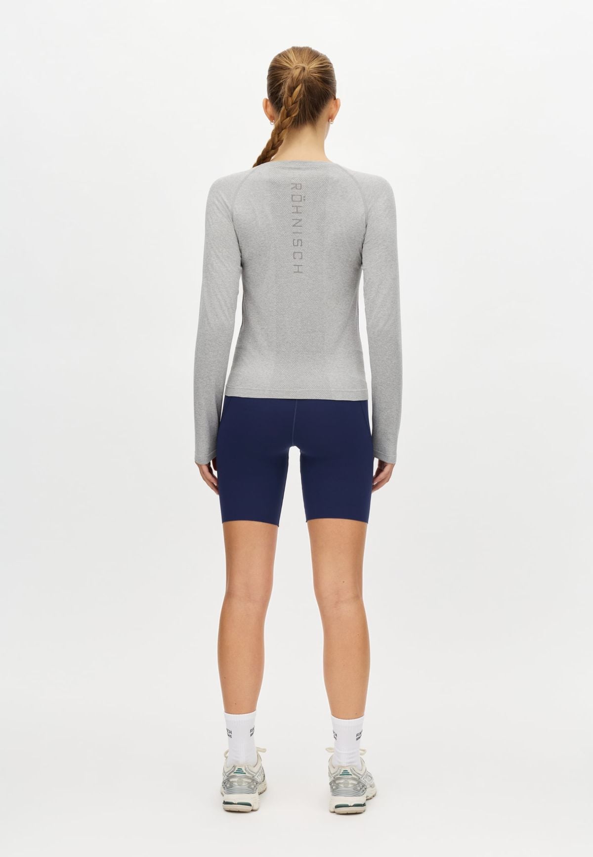 Seamless Flex Long Sleeve, Grey Melange