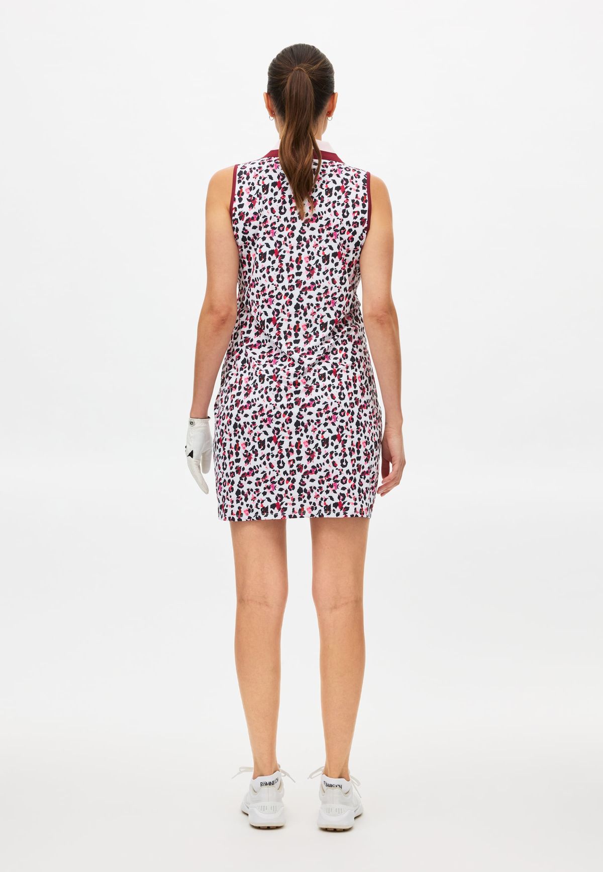 Essential Sleeveless Dress, Leo Pink/Beet