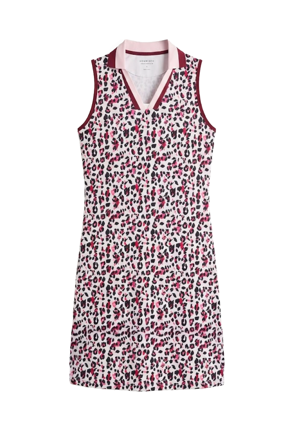 Essential Sleeveless Dress, Leo Pink/Beet