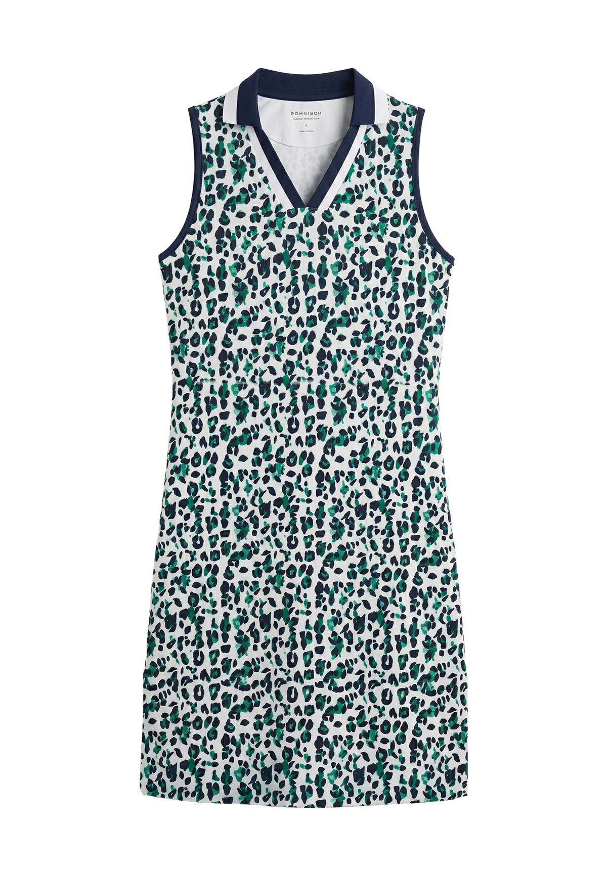 Essential Sleeveless Dress, Leo Blue/Green