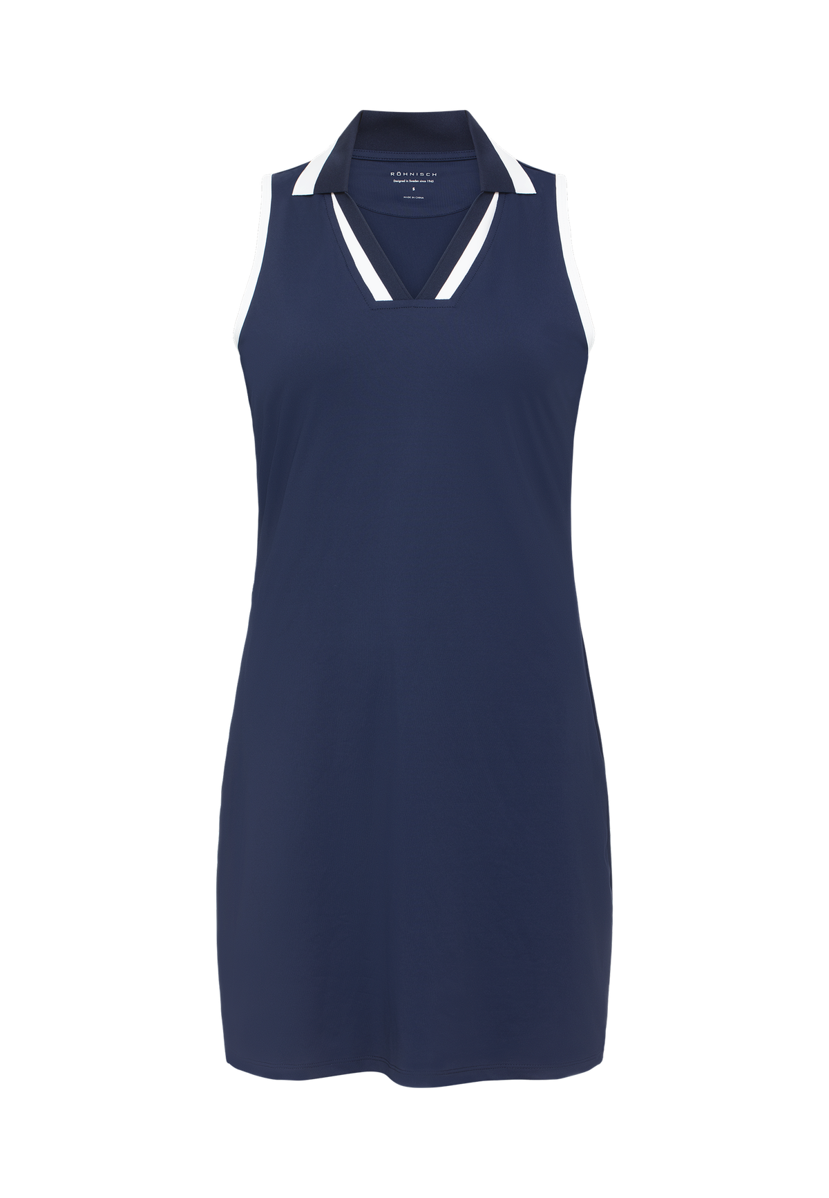 Essential Sleeveless Dress, Navy