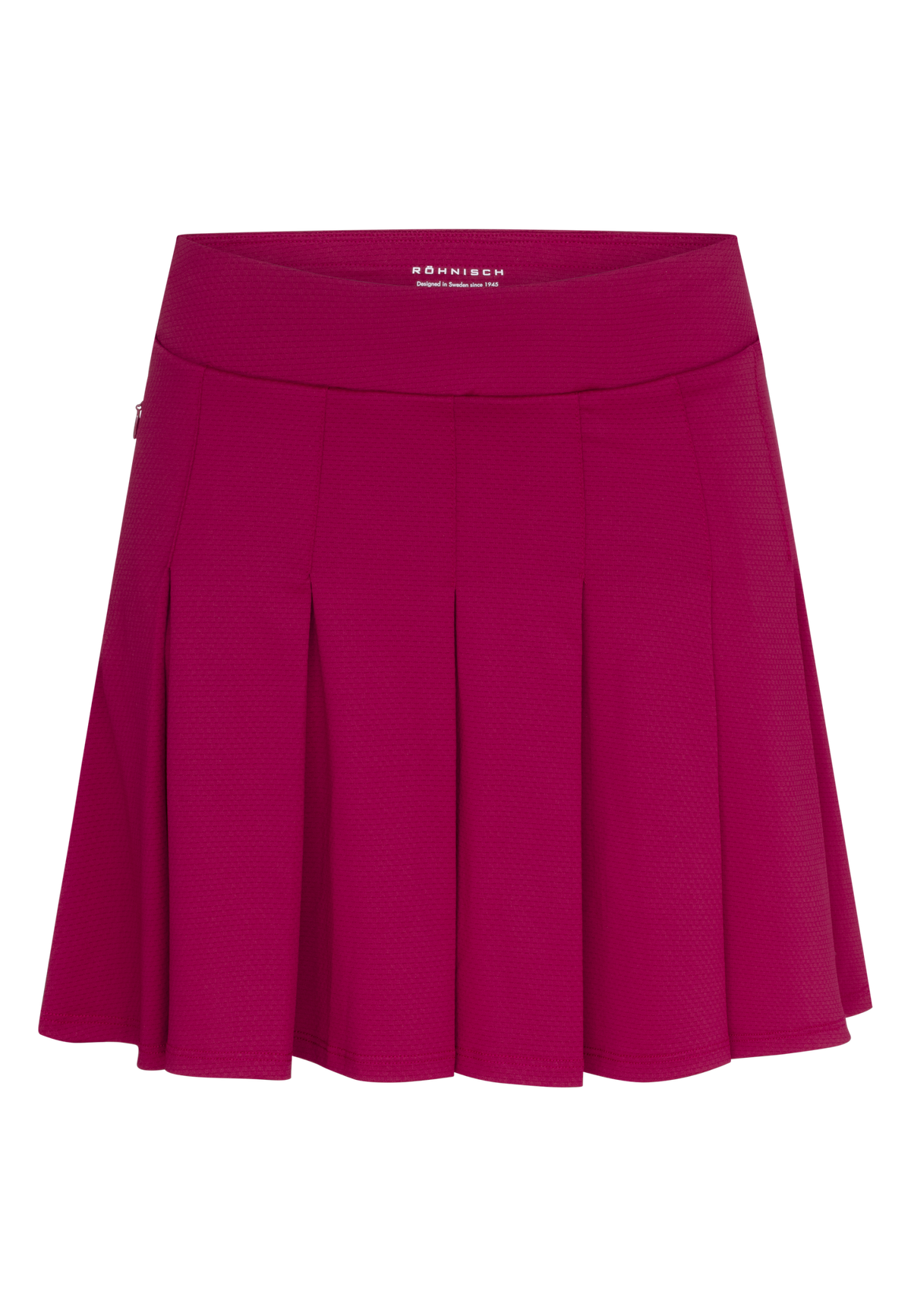 Nicky Pleated Long Skort, Beet Red