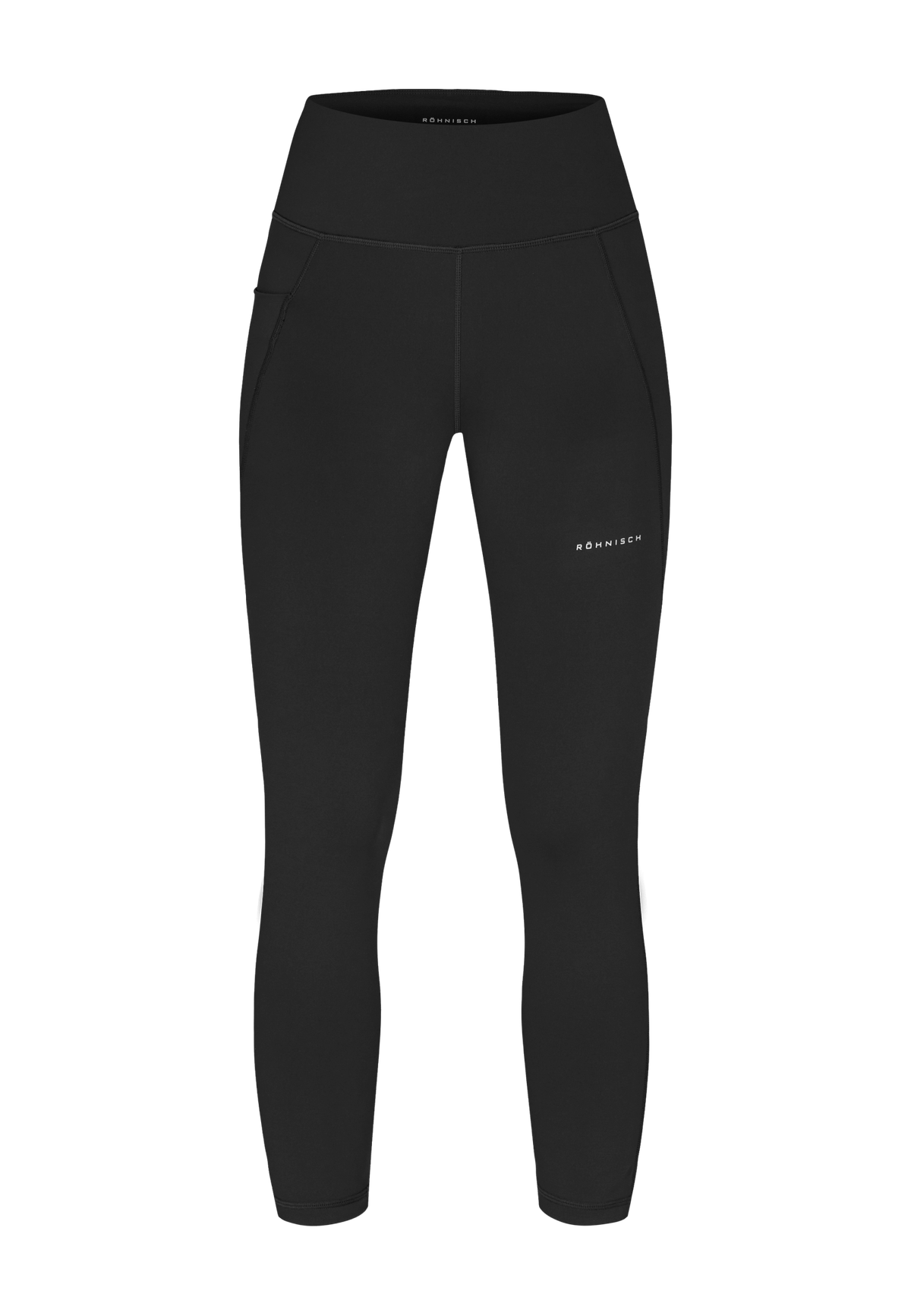 Flattering High Waist 7/8 Tights, Black