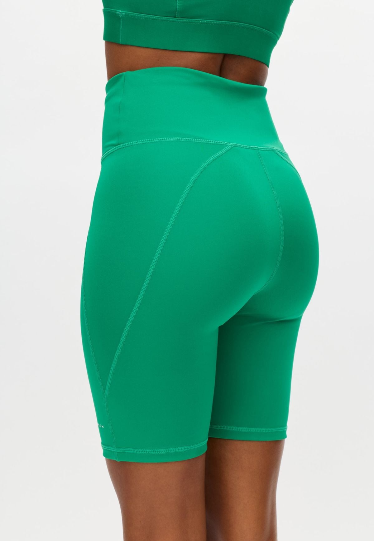 Flattering High Waist Bike Tights, Jolly Green