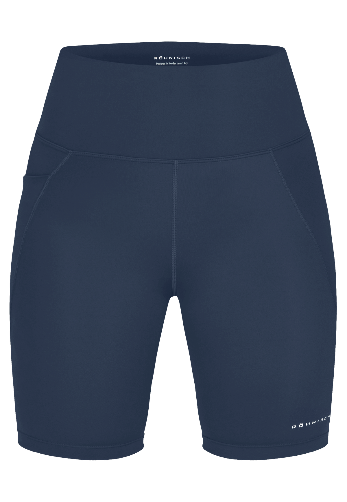 Flattering High Waist Bike Tights, Space Navy