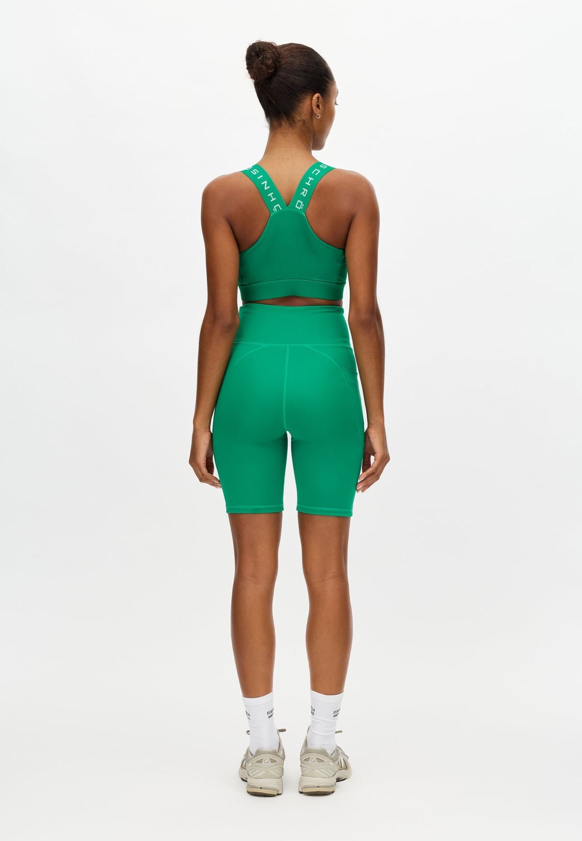 Flattering High Waist Bike Tights, Jolly Green