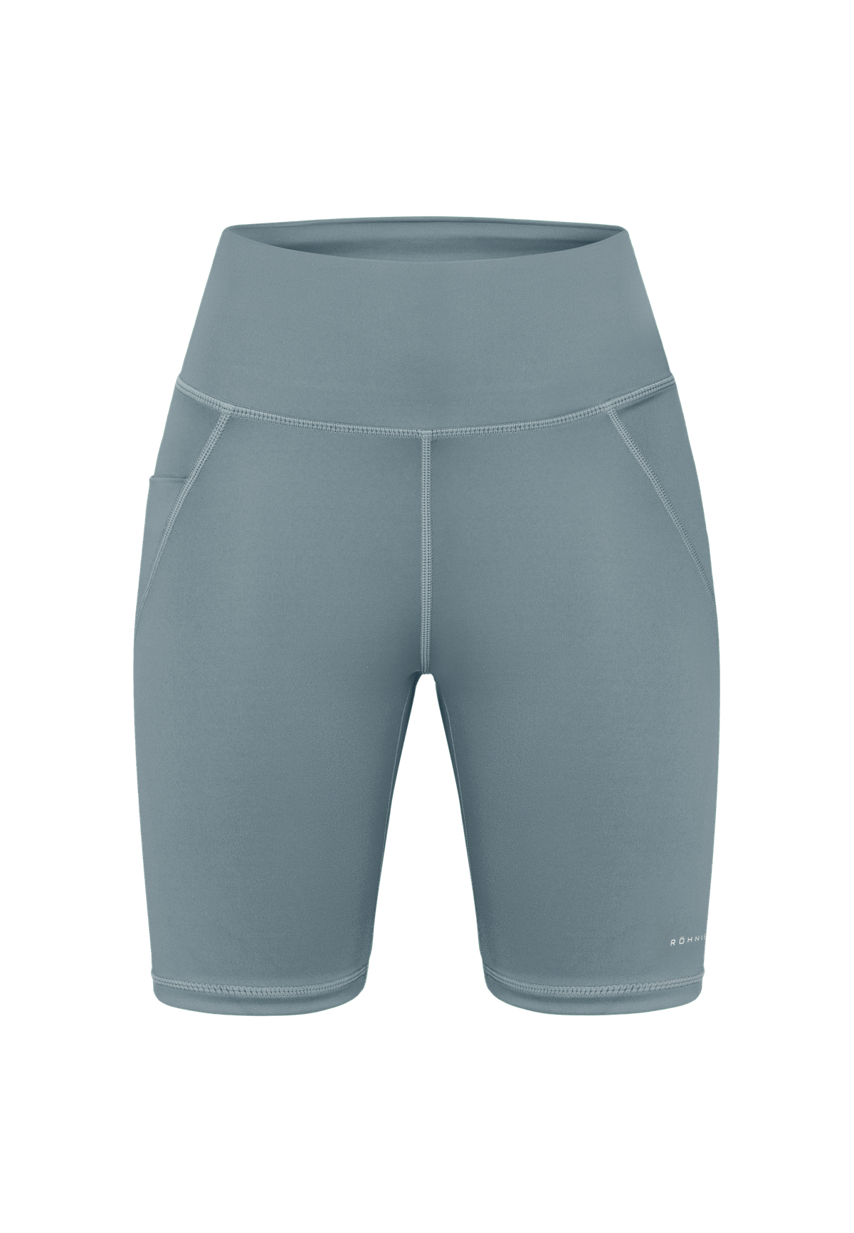 Flattering High Waist Bike Tights, Stormy Sea