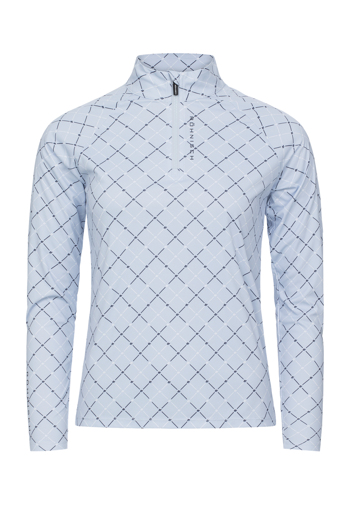 Addy Long Sleeve, Micro R Check Skyway
